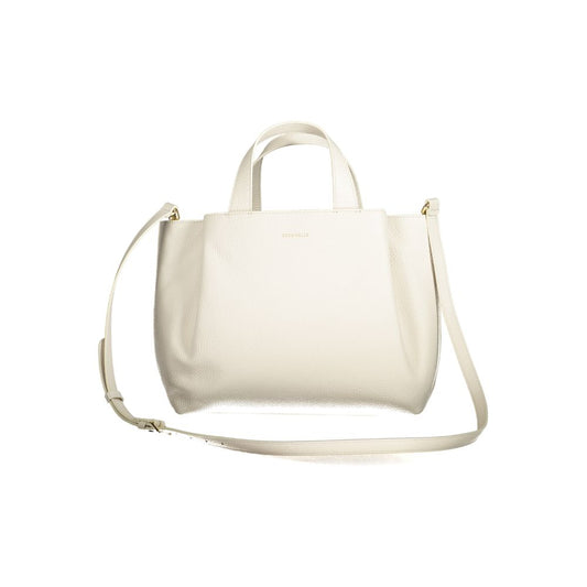 Coccinelle White Leather Handbag