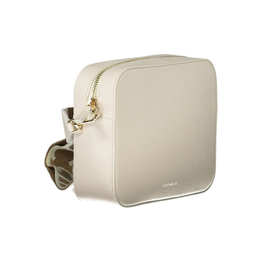 Coccinelle White Leather Handbag