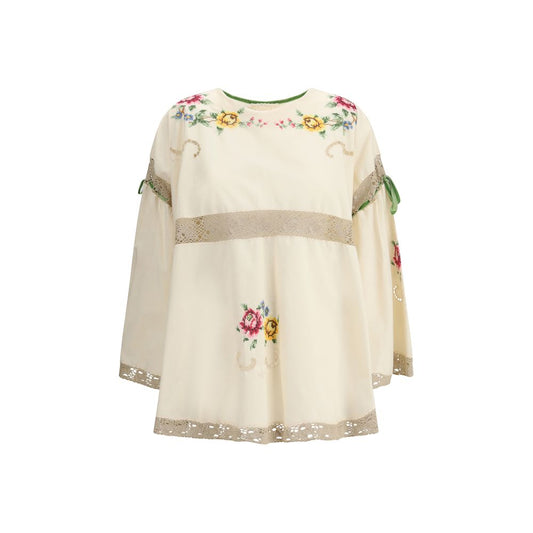 Ella Blouse with floral details