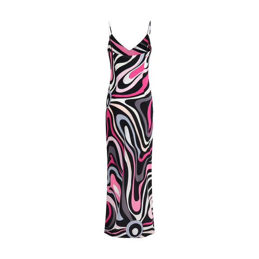 Emilio Pucci Marmo print long Dress