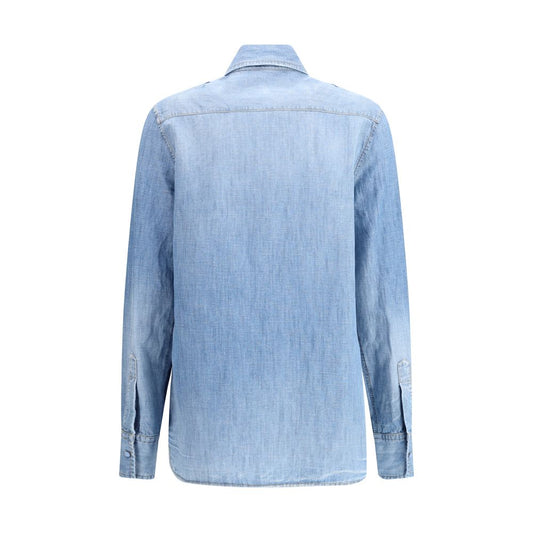 Ermanno Scervino Embroidery denim Shirt