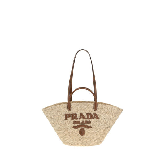 Prada Raffia Tote Bag
