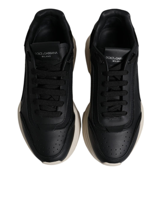 Dolce & Gabbana Black White Daymaster Low Top Sneakers Shoes