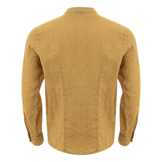 Gran Sasso Gold Linen Elegance Men's Shirt