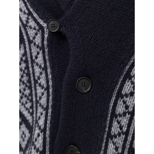 Cruciani Multicolor Cashmere Cardigan