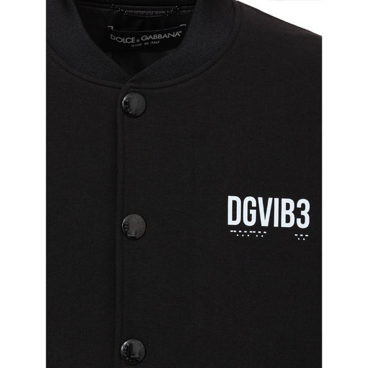 Dolce & Gabbana Black Viscose Jacket