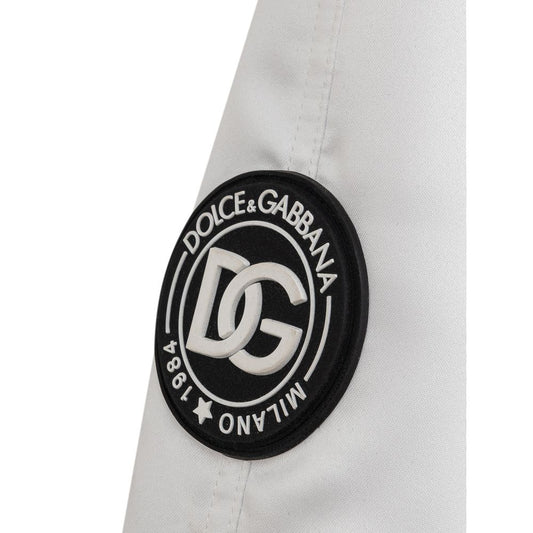 Dolce & Gabbana White Polyester Jacket