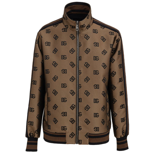 Dolce & Gabbana Brown Polyester Jacket
