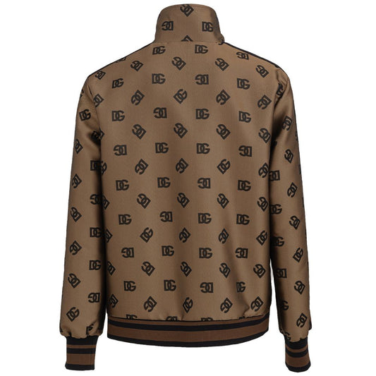 Dolce & Gabbana Brown Polyester Jacket