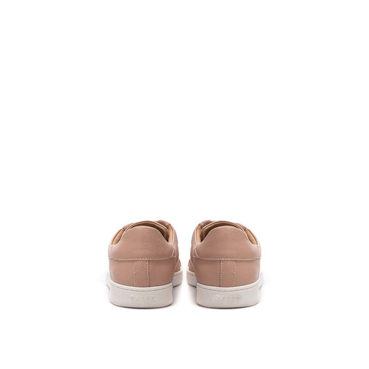 Bally Elegant Pink Leather Sneakers