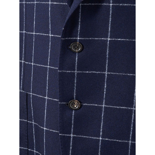Malo Blue Wool Jacket