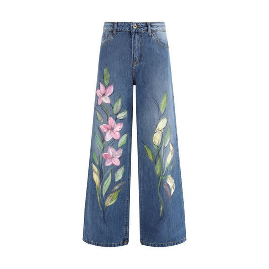 Ella Floral Print Jeans