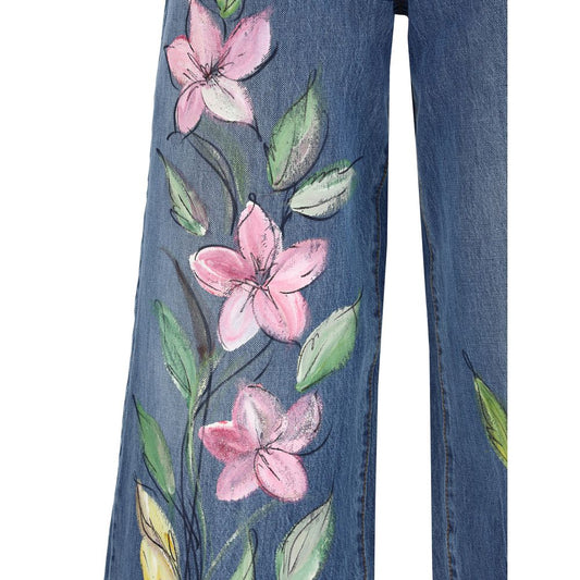 Ella Floral Print Jeans