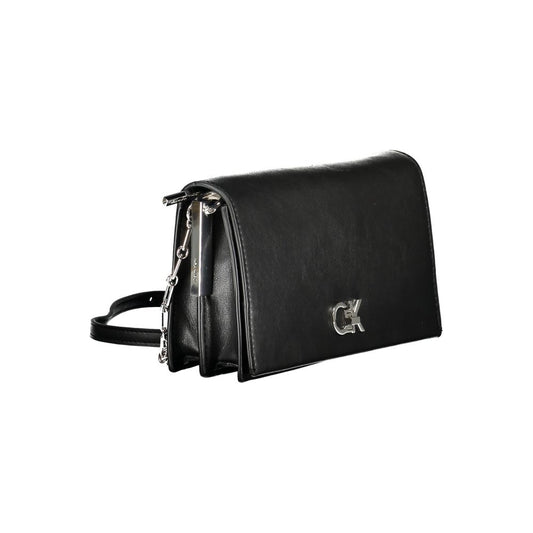 Calvin Klein Black Polyester Women Handbag