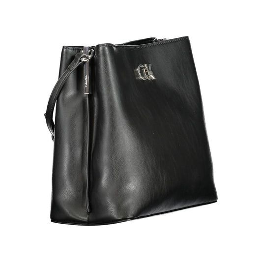 Calvin Klein Black Polyester Women Handbag