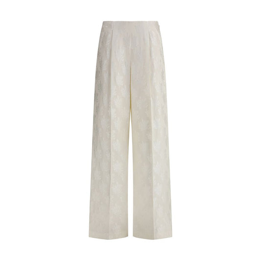 Fendi Satin Bouquet Pants