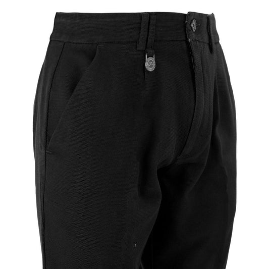 Yes Zee Black Cotton Short