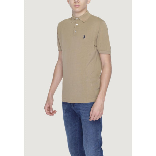 U.S. POLO ASSN. Beige Cotton T-Shirt
