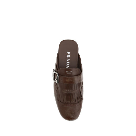 Prada Leather Mules