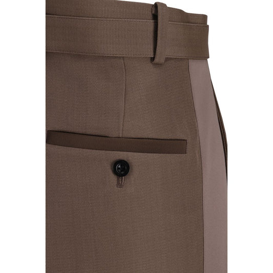 Sacai Double-faced Silk Cotton Pants