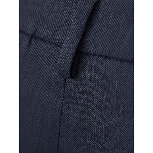 Lardini Blue Linen Jeans & Pant