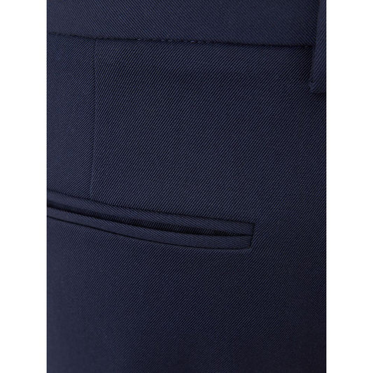 Lardini Blue Wool Jeans & Pant