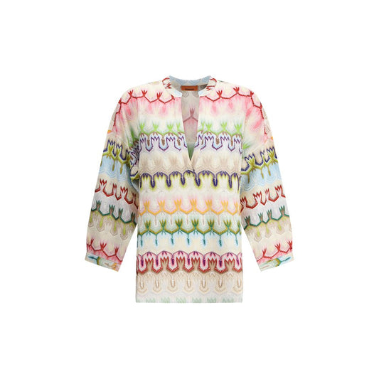 Missoni ZigZag pattern Knit Blouse