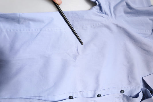 Dolce & Gabbana Light Blue Cotton SICILIA Dress Formal Shirt