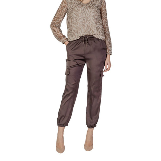 Liu Jo Brown Polyester Jeans & Pant