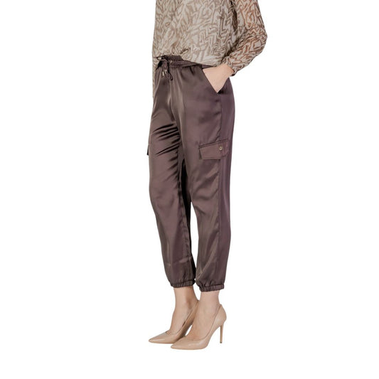Liu Jo Brown Polyester Jeans & Pant