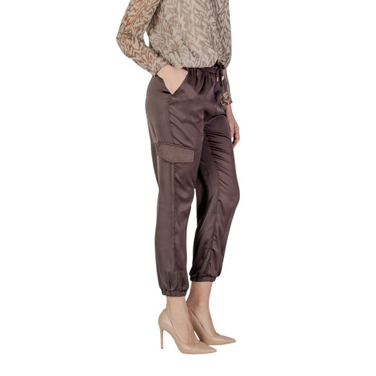 Liu Jo Brown Polyester Jeans & Pant