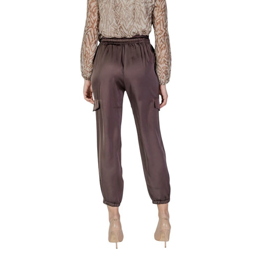 Liu Jo Brown Polyester Jeans & Pant