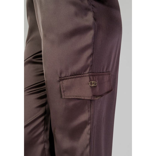 Liu Jo Brown Polyester Jeans & Pant
