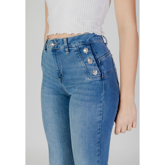 Liu Jo Light Blue Cotton Jeans & Pant