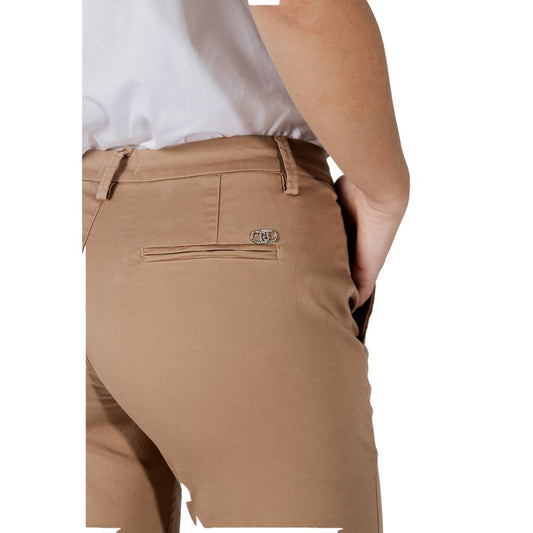 Liu Jo Beige Cotton Jeans & Pant