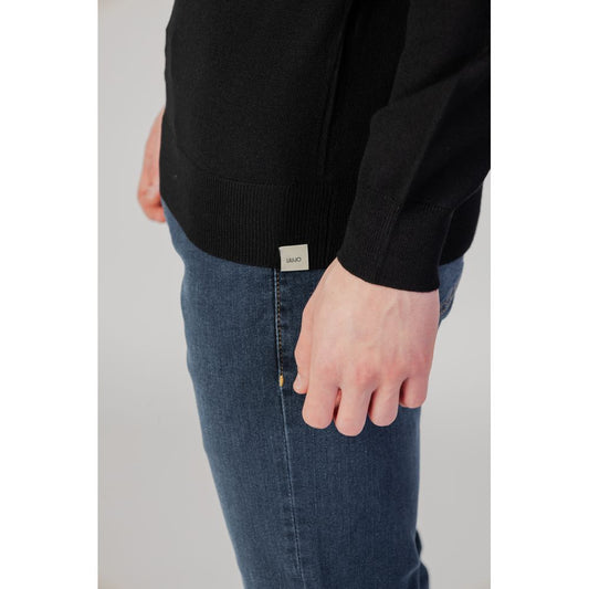 Liu Jo Black Cotton T-Shirt