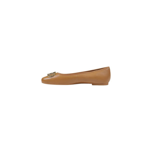 Liu Jo Beige Leather Flat Shoe