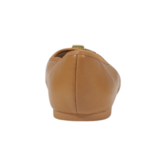 Liu Jo Beige Leather Flat Shoe