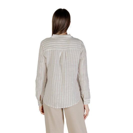 Street One Beige Linen Shirt