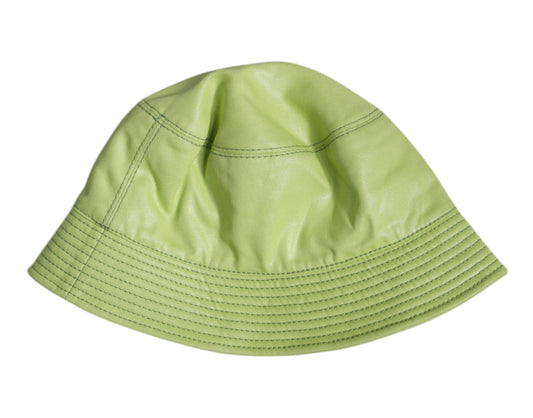 Dolce & Gabbana Green DG Plaque Wide Brim Bucket Hat