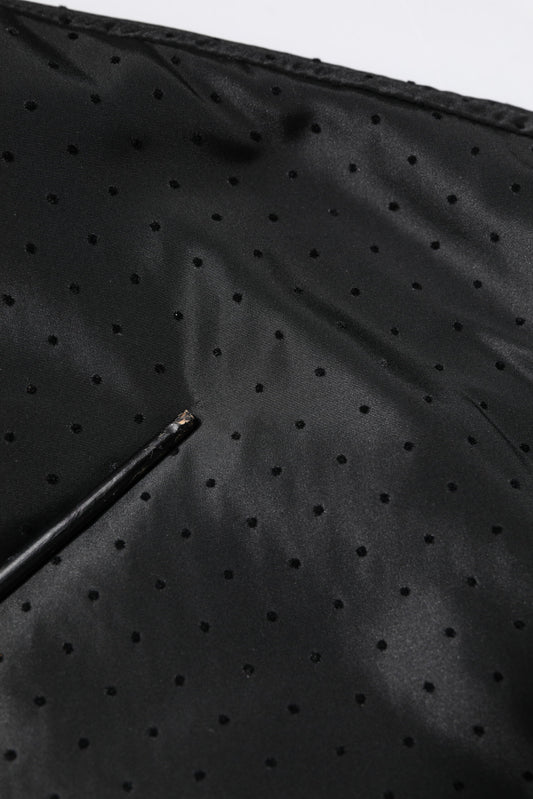 Dolce & Gabbana Black Long Sleeves Full Zip Bomber Jacket