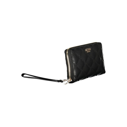 Guess Jeans Black Polyethylene Women Wallet