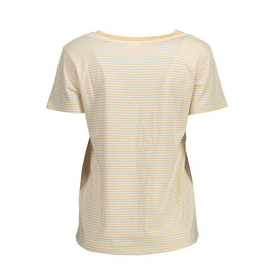 Levi's Beige Cotton Women T-Shirt