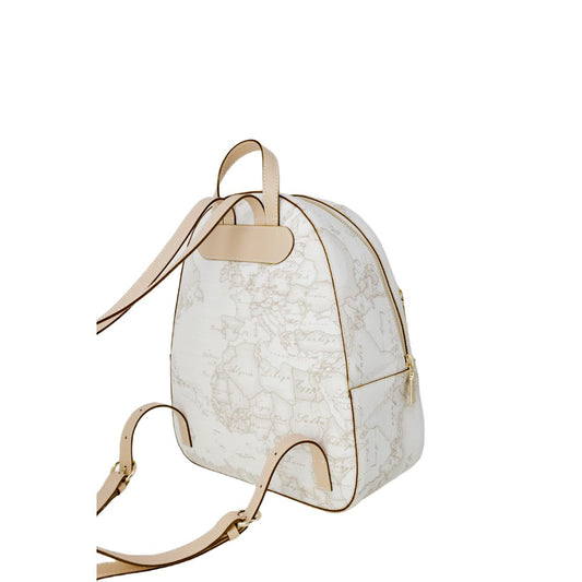 Alviero Martini Prima Classe White Polyethylene Backpack
