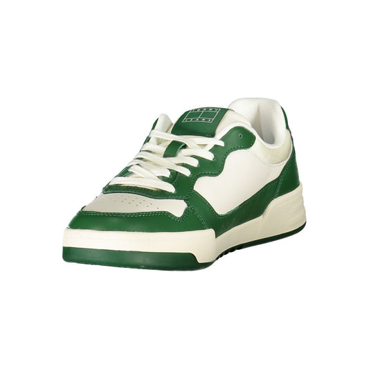 Tommy Hilfiger White Leather Men Sneaker