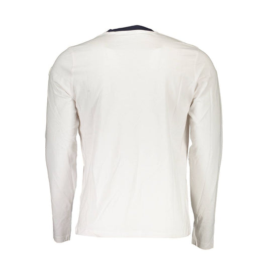 North Sails White Cotton Men T-Shirt