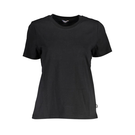 K-WAY Black Cotton Women T-Shirt