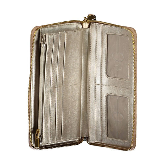 Guess Jeans Beige Polyethylene Women Wallet