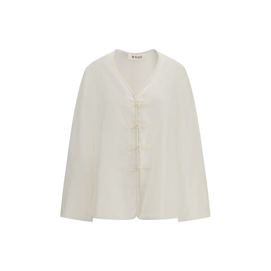 Rohe Mandarin Silk Shirt
