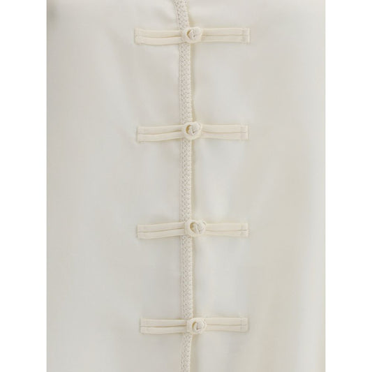 Rohe Mandarin Silk Shirt